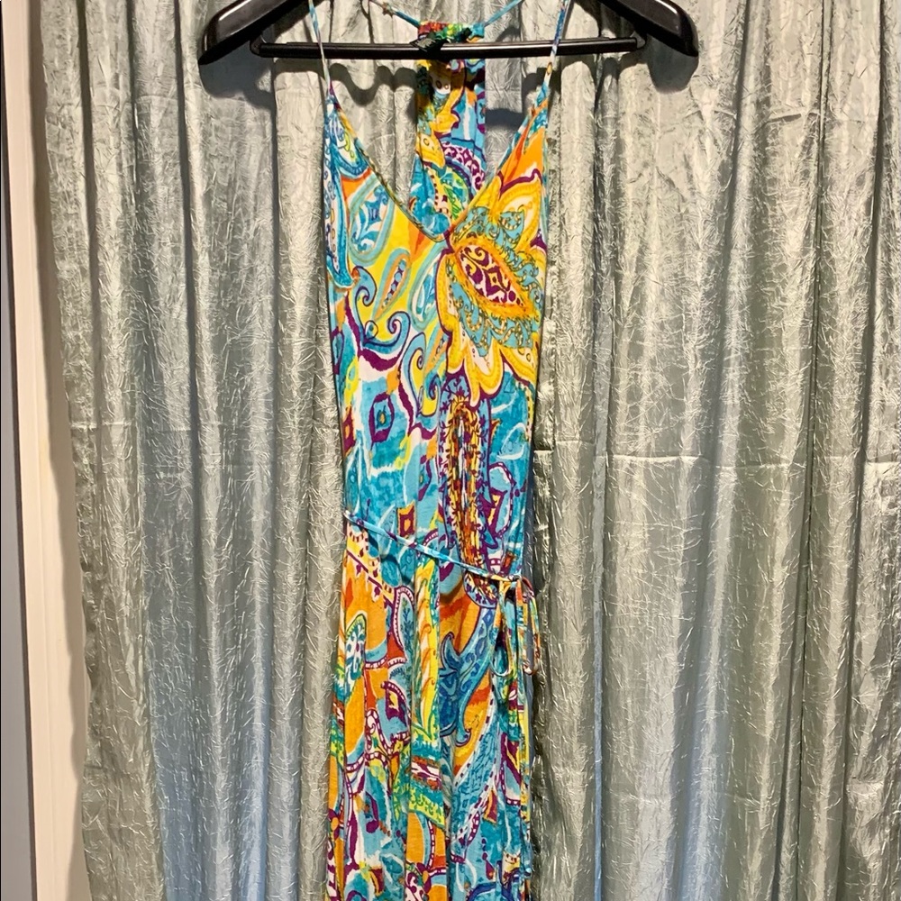 Ralph Lauren X-small V-neck long dress